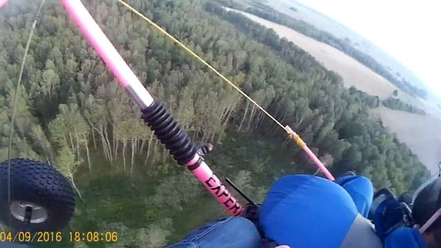 Мотопараплан. (Аэрошют) Солигорск. Высота полёта до 200 м.
