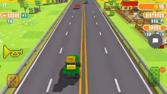 Blocky highway. Игра интересная смотреть онлайн