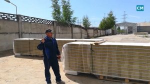 Грамотная разгрузка сэндвич-панелей