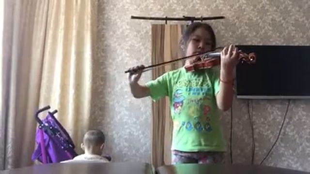 Саулемай на скрипке смотреть онлайн