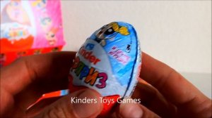 Kinder surprise aggs unboxing KINDERS TOYS GAMES распаковка киндер сюрпризов