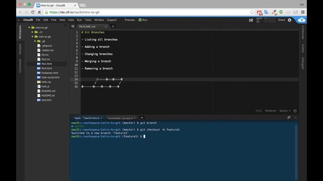 Git - Add a Branch смотреть онлайн
