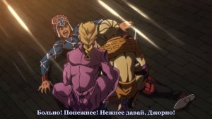 Джорно лечит Мисту-Невероятное приключение ДжоДжо: Золотой ветер (Озвучка от Arik)