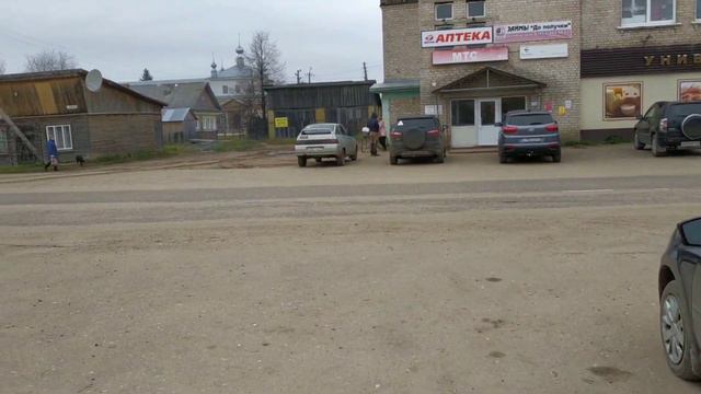 Село Георгиевские, Межевского района. Продолжаем экскурсии по Костромской области. смотреть онлайн