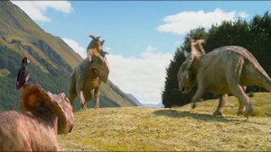 Прогулки с динозаврами 3D (2013) | Схватка двух огромных Пахиринозавров. Пап ты как ледник прошелся