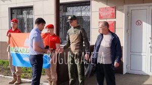 Сегодня утром из Бугульмы для участия в специальной военной операции отправились два наших земляка.