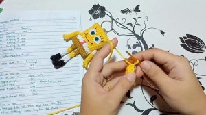 Amigurumi Spongebob Keychain - Part 1 of 2