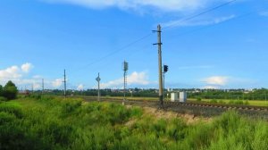 Тепловоз ТЭП70-0288 с поездом №285 Нижний Новгород-Красный Узел (г.Арзамас, Нижегородская обл.)