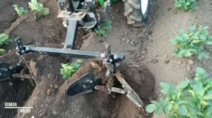 ОКУЧИВАНИЕ КАРТОФЕЛЯ МИНИТРАКТОРОМ ИЗ МОТОБЛОКА 2023