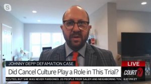 Lawrence Zimmerman on CourtTV Discussing Cancel Culture in the Johnny Depp/Amber Heard Trial