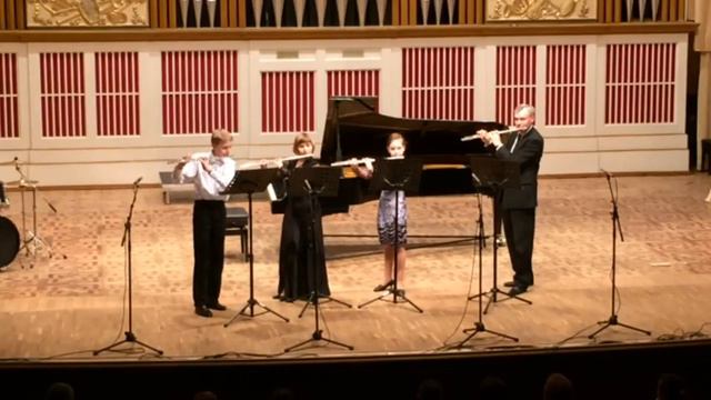 Отчетный концерт 04.04.17. Квартет флейтистов. Рэгтайм