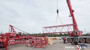 Сборка гусеничного крана SANY SCC 1000