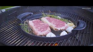 Стейк стриплоин сухого вызревания на сковороде! Dry Aged!