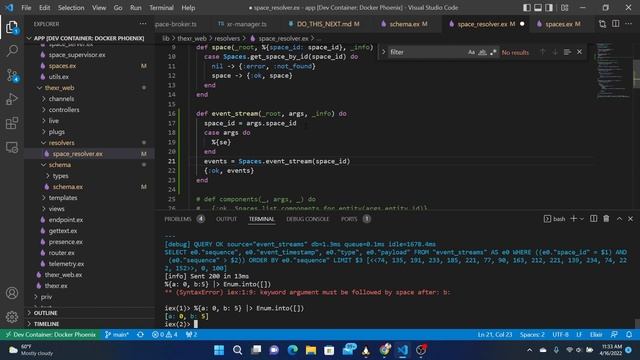 Session 143: Add event query to graphQL, add end sequence to playback смотреть онлайн