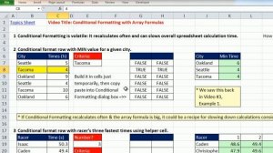 Ctrl + Shift + Enter: Excel Array Formulas 21: Conditional Formatting with Array Formulas