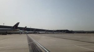 【Airport Tour】Qatar Doha Hamad International Airport  from Runway Shuttle Bus