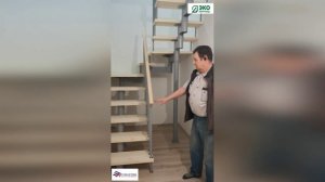 Русская лестница. Монтаж модульной лестницы Комфорт.
