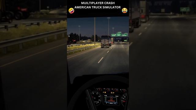 American Truck Simulator Muiltiplayer Crash 😂🤣