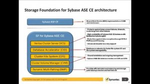 Screencast Storage Foundation 6.0 Sybase ASE - Overview