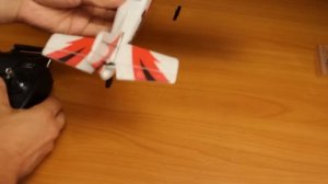 Самолет на радиоуправлении застрял на дереве