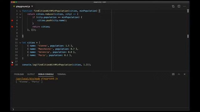 JavaScript reduce - 27-05-20