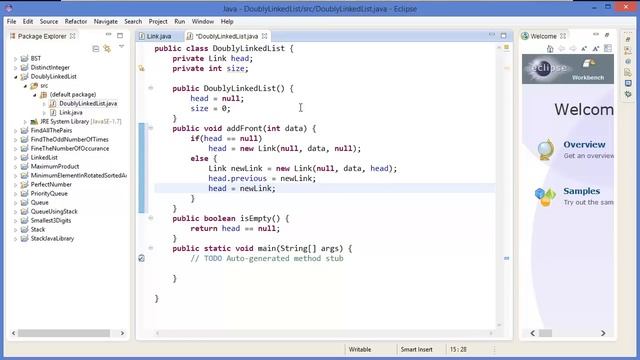 Data Structure : Doubly Linked List Part 1 смотреть онлайн