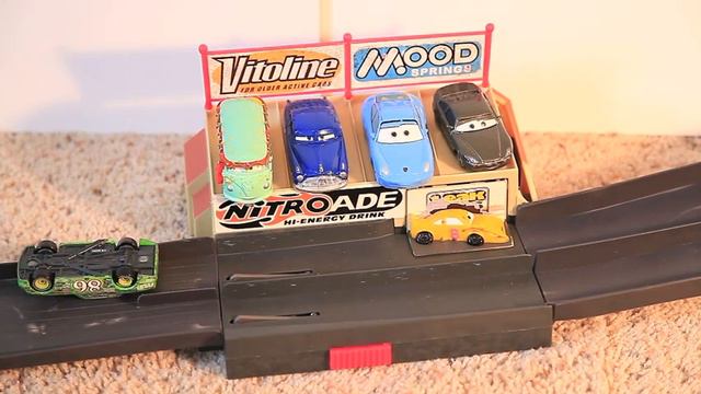 DISNEY CARS Piston Cup 500 Race Track Set Toys R Us Review смотреть онлайн