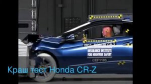 Краш тест Honda CR-Z