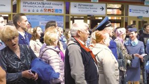 Минск, 2022. ФЛЕШМОБ НА  Ж/Д-ВОКЗАЛЕ. ПОЛНАЯ ВЕРСИЯ!!!