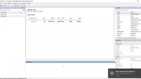 #StataTutorials : How to calculate Mean , Median In #Stata? #StataForBeginners