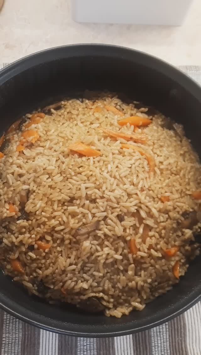 Плов без мяса на сковороде ?????