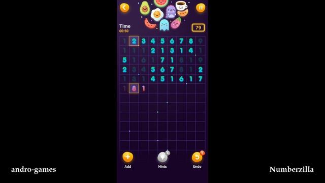 Numberzilla (by AppCraft) - free offline number matching puzzle game for Android and iOS - gameplay смотреть онлайн