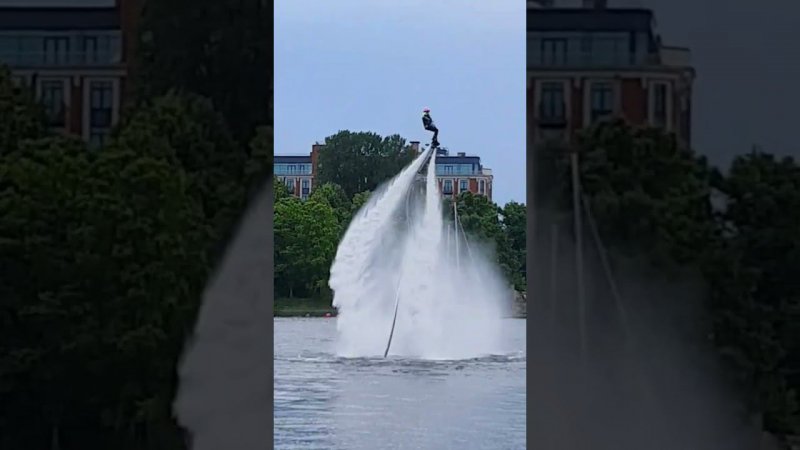 "Полет" на водяных струях Флайборд на Крестовском Flyboard Hydroflight  #флайборд #гидрофлайт