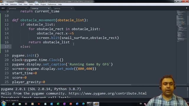 Runner Game Part-6 in Python