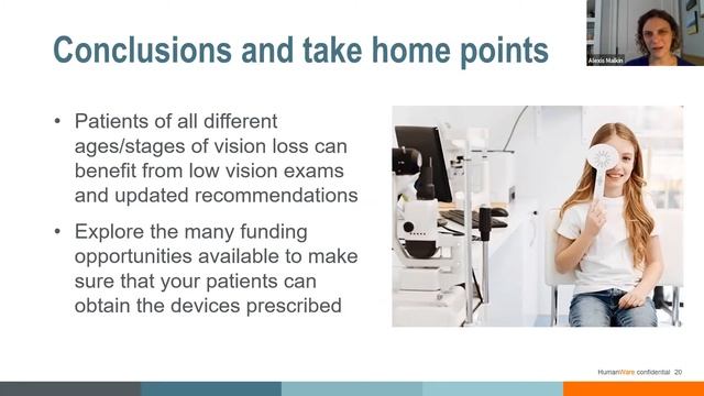 Living with Low Vision: An overview of available services, assistive technologies, and funding. смотреть онлайн