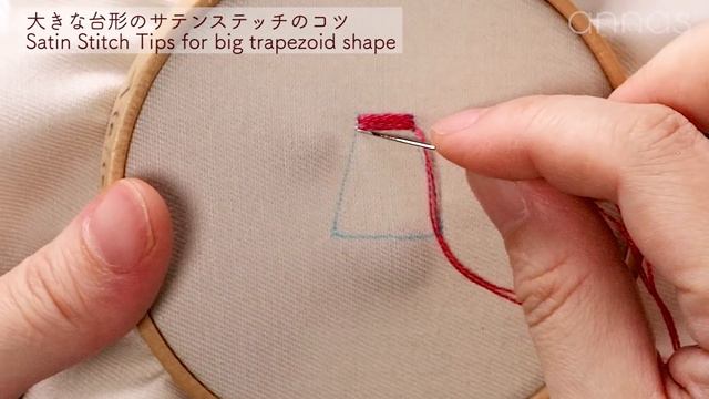 刺し方のコツ【サテンステッチ徹底攻略3】字幕あり｜アンナスの動画でわかる刺繍教室｜annas 川畑杏奈 смотреть онлайн