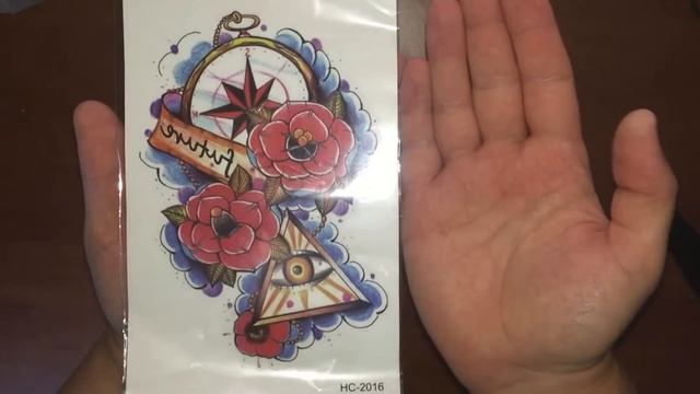 Посылка с Китая, AliExpress! Временная татуировка наклейка! смотреть онлайн