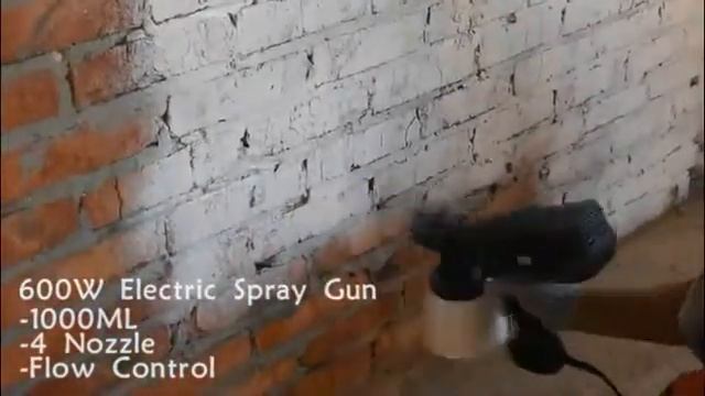 PROSTORMER 600W Electric Spray Gun HVLP Home Paint Sprayer 1000ml Capacity 4 (Link in Description) смотреть онлайн