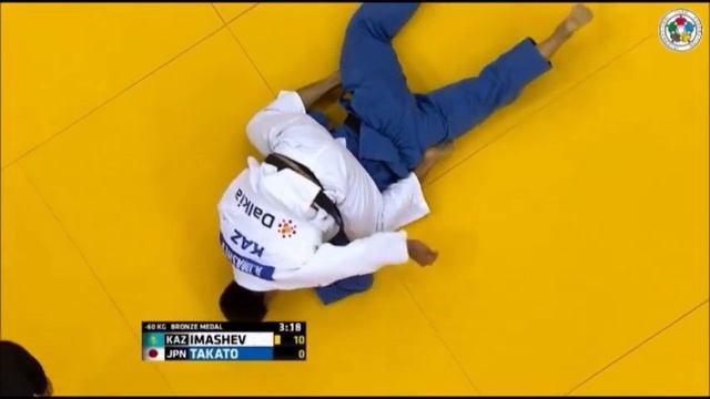 WCJudo 2014, A. IMASHEV (Kaz) Vs N.TAKATO (Jpn) смотреть онлайн