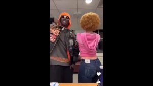 ICE SPICE seen TWERKING for REMA as they promote their new song