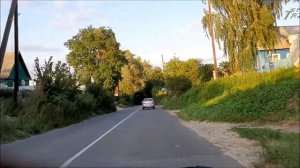 Зеленый тоннель  перед въездом в Трубчевск