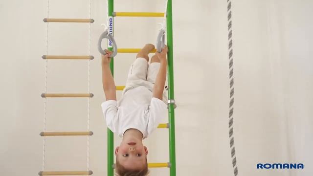 ▶Шведская стенка Romana S6. Обзор детского спортивного комплекса смотреть онлайн