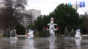 Снеговики и медведи с площади Нахимова переехали в Парк Победы