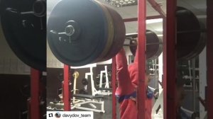 303 кг дожим в силовой раме