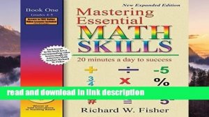 [PDF] Mastering Essential Math Skills: 20 Minutes a Day to Success, Book 1: 
