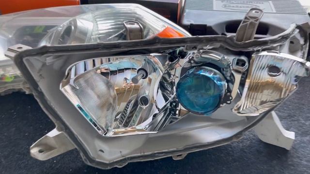 Переделка оптики на примере Toyota Highlander XU40 2007-2013 смотреть онлайн
