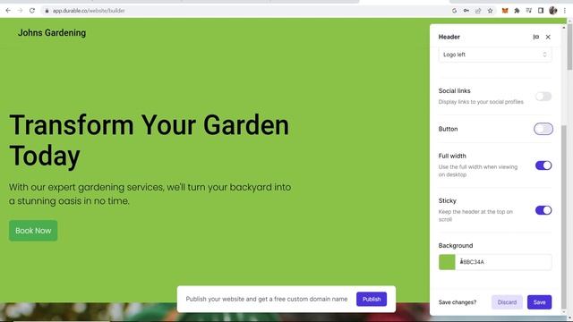 Durable AI Website Builder Tutorial (Step By Step Walkthrough) смотреть онлайн