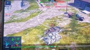 Танки блиц  Дуэль двух ПТ-САУ