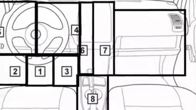 Chrysler Voyager Iv  2004 04 2012 08 Diagnostic Obd Port Connector Socket Location Obd2 Dlc Data Li