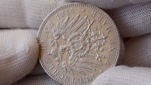 Обзор монет: Германская Империя 5 марок 1914 г. Вильгельм II. Deutsche Reich 5 Mark 1914 Wilhelm II